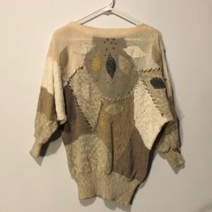 80s/90s Patchwork Sweater